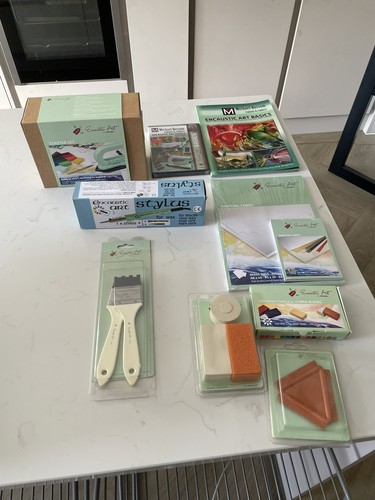Bundle encaustic art - encaustic, wax
