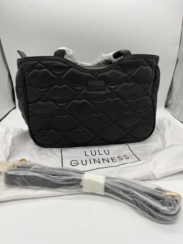 Bnwt black leather quilted - bnwt,