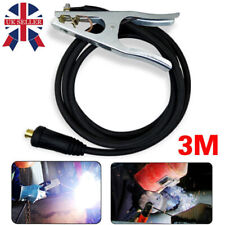 3M Earth Clamp Cable ARC MIG TIG Welders Groud Welding Wire 300A 10-25 Plug UK