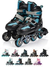 Inline Roller Skates Size 9-1 Children's Kids Skate Roller Blades Adjustable met