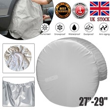 27"-29" Wheel Tyre Covers Waterproof Trailer Camper Van Car Truck Sun Protector