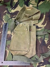 Original WW2 British Army Soldiers Assault Gas Mask Bag