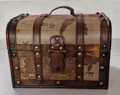 Vintage style wooden - wooden, treasure