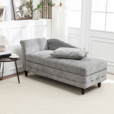 Chenille Chaise Lounge 2