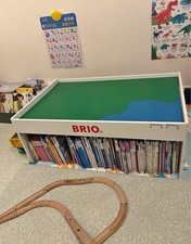 Brio White Wood Train Table