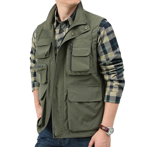 Men waistcoat multi - men, pockets