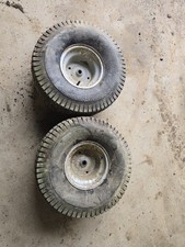 20 10.00 8 husqvarna cth ride on rear mower Garden wheels Tyres rear back pair