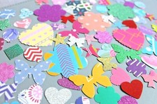 150 x MIXED SHAPES CARD BUNDLE