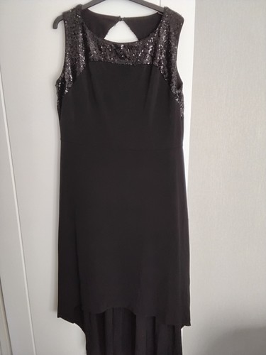 Black long dress size - black,