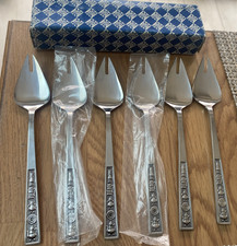 6 x Vintage Stainless Steel