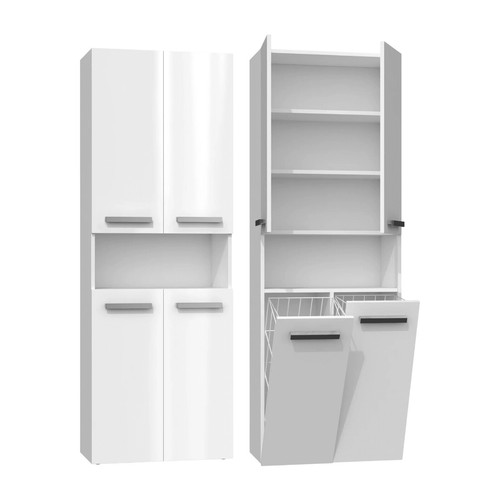 Modern wooden storage shelf - wooden,