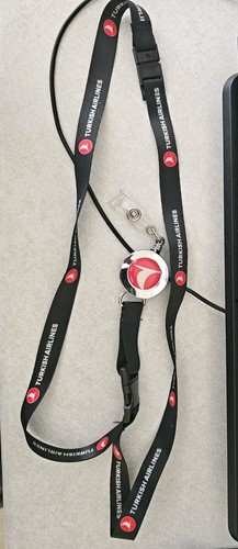 Turkish airlines logo - turkish, lanyard