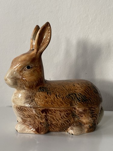 Ceramic vintage french rabbit - vintage,