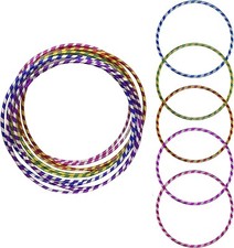 Hula Hoop Fitness Glitter & Solid Plastic Exercise Hula Hoops For Kids/Adults UK