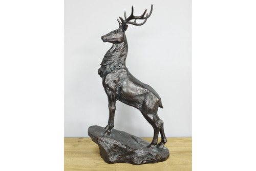 Large 41cm stag bull rock - 41cm,