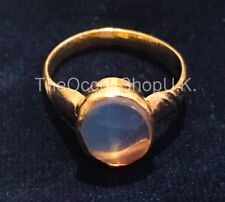 MOON STONE GOLD PLATED RING