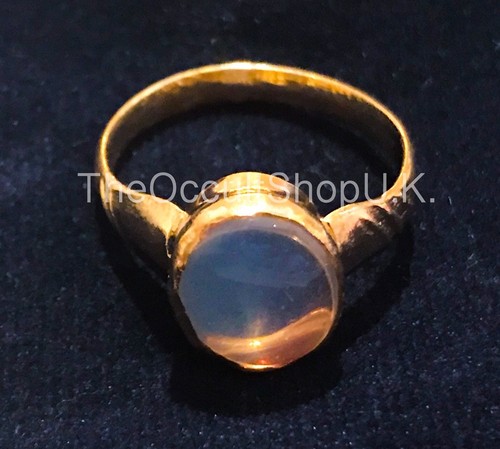 Moon stone gold - stone, plated