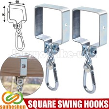 SWING HOOKS RINGS (PAIR) TO HANG SWING ACCESSORIES FROM 90x90MM SQUARE POLES