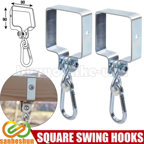 Swing hooks rings to - rings,