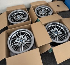 Genuine BMW OEM Style 65 Staggered Alloy Wheels - Fully Restored