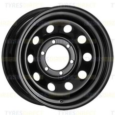 16x7 BLACK MODULAR STEEL WHEEL 6x139.7 ET08 TOYOTA HILUX