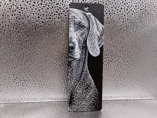 Weimaraner bookmark - weimaraner, –