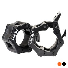 Mirafit 50mm Olympic Weight Bar Collars Barbell/Dumbbell Locking Spring Clamps