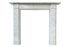 Reclaimed white marble
