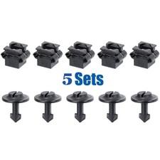 FIT MAZDA Undertray Engine Under Cover Fixing Clips Screw Kit 5pairs 