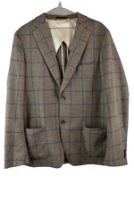 Gant Mens Wool Check Brown