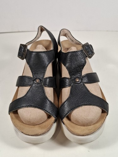 Fly london black strappy - black,