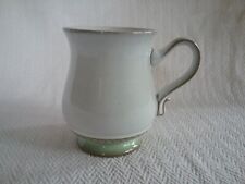 Vintage Denby Seville Cream/Green Footed Mug