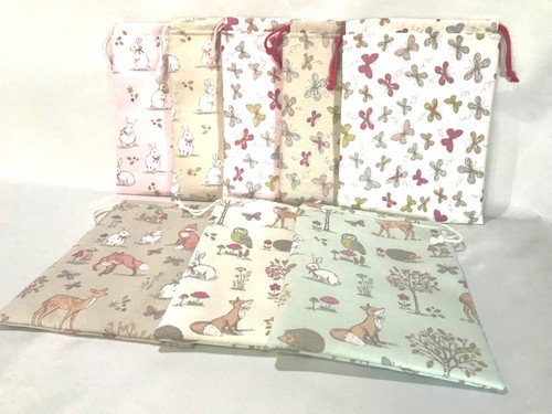 Handmade drawstring toiletry - drawstring,
