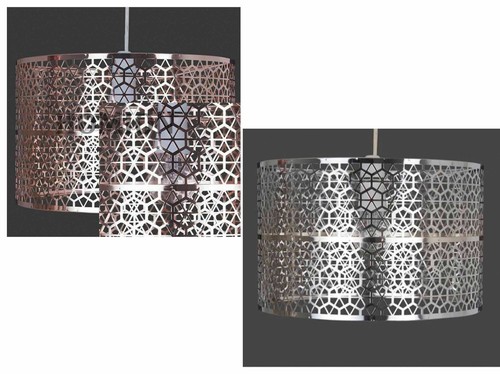 Moroccan metal drum - metal,