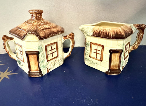 Vintage ceramic cottage ware - vintage,