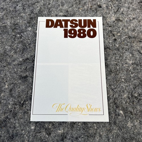 Vintage 1980 datsun car dealer - datsun,