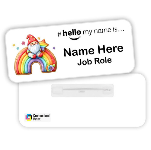 Hello name badge - my,