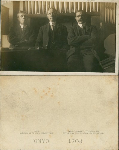 Three men church - three, by