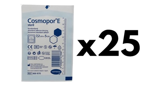 Cosmopor 2cm 5cm wound - e, x