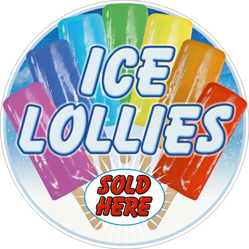 Ice lolly sticker - ice, mix