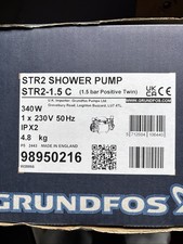 Grundfos STR2 1.5C Twin Impeller Shower Pump - 98950216