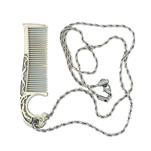 Mustache comb stainless - comb, on