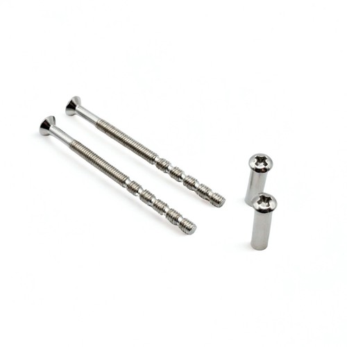 Through door handle screw - door,