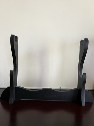 Wooden sword display - wooden,
