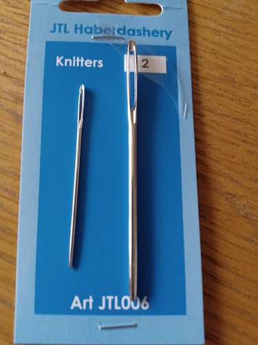 Knitters wool needles large - wool,