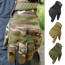 Tactical Army Military Gloves Combat Airsoft Hard Knuckle Full-Finger Gloves 