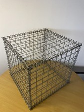 Garden Gabion Baskets 46cm x 46cm x 46cm Mesh Size 2cm x 2cm Inc Joining Spirals