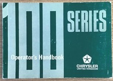 CHRYSLER 100 SERIES TRUCK Operators Handbook APR 1976 #IB2004/3 COMMER Karrier +