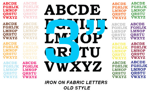 Iron die cut fabric - on,