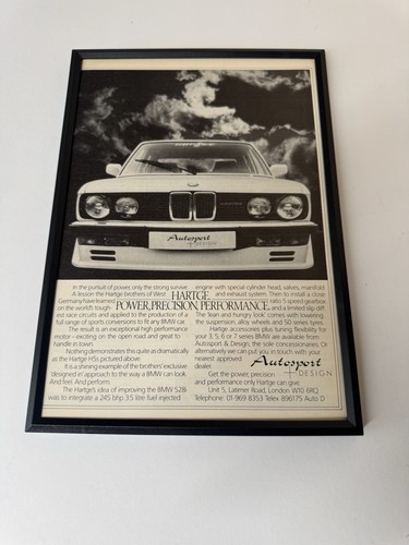 Framed original e28 - original, 1984